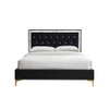 ACME Rowan Eastern King Bed, Black Fabric