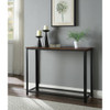 ACME Taurus Sofa Table, Rustic Oak & Black Finish