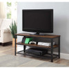 ACME 91600 Taurus TV Stand, Rustic Oak & Black Finish