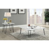 ACME 84500 Telestis Coffee Table, White Marble & Black