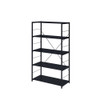 ACME 92778 Tesadea Bookshelf, Black Finish