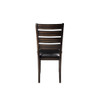 ACME 74624 Urbana Side Chair (Set-2), Black PU & Espresso
