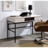 ACME 93090 Verster Built-in USB Port Writing Desk, Natural & Black Finish