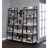 ACME Wendral Bookshelf (5-Tier, 16"L), Natural & Black