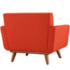 Modway Engage 2 Piece Armchair and Ottoman EEI-2187-ATO-SET Atomic Red