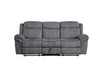 ACME 55025 Zubaida Sofa, 2-Tone Gray Velvet