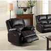 ACME Zuriel Rocker Recliner, Black PU