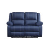 ACME Zuriel Power Motion Loveseat, Blue PU