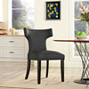 Modway Curve Vinyl Dining Chair EEI-2220-BLK