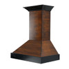 ZLINE KBAR-30 - 30" Wooden Wall Mount Range Hood in Antigua and Walnut - Includes Motor