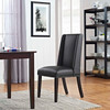 Modway Baron Vinyl Dining Chair EEI-2232-BLK Black
