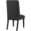 Modway Baron Vinyl Dining Chair EEI-2232-BLK Black