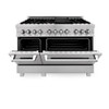 ZLINE 48" Professional Dual Fuel Range with Blue Matte Door (RAS-BM-48)