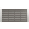 Modway Shore Outdoor Patio Aluminum Rectangle Bar Table EEI-2253-SLV-GRY