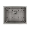 ZLINE Meribel 23 Inch Undermount Single Bowl Sink in DuraSnow Stainless Steel (SRS-23S)