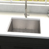 ZLINE Meribel 23 Inch Undermount Single Bowl Sink in DuraSnow Stainless Steel (SRS-23S)