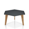 Furniture of America FGI-17904C16 Hadid Mid-Century Modern Hexagon Coffee Table