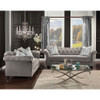 Furniture of America IDF-2225-SF Dora Traditional Tufted Sofa in Dolphin Gray