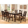 Furniture of America IDF-3100T Sienna Transitional Dining Table with 18" Leaf