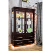 Furniture of America IDF-3130HB Lina Contemporary Curio with Touch Lights
