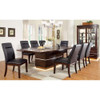 Furniture of America IDF-3130T Lina Contemporary 18-Inch Leaf Dining Table