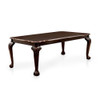 Furniture of America IDF-3185T Pete Traditional 18-Inch Leaf Dining Table