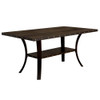 Furniture of America IDF-3323T Caiti Transitional Open Storage Dining Table