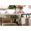 Furniture of America IDF-3361T Wilkerson Contemporary Glass Top Dining Table