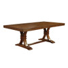 Furniture of America IDF-3437T Monte Transitional 18-Inch Leaf Dining Table