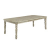 Furniture of America IDF-3600T Biarritz Transitional Dining Table with Two 18" Leaves