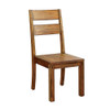 Furniture of America IDF-3603SC Madison Rustic Ladder Back Side Chairs (Set of 2)