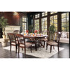 Furniture of America IDF-3626T Gemini Transitional Dining Table with 18" Leaf