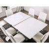 Furniture of America IDF-3742T Soholi Contemporary Dining Table with 14" Leaf