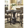 Furniture of America IDF-3840RPT Nissa Rustic Round Counter Height Table