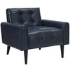 Modway Delve Upholstered Vinyl Accent Chair EEI-2327-BLU Blue