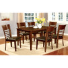 Furniture of America IDF-3916T-60 Othello Transitional Overhang Top Dining Table, 60"