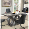 Furniture of America IDF-3918T Monte Transitional Pedestal Dining Table