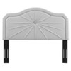 Modway MOD-6349 Kristin Pleated Performance Velvet Twin Headboard