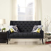 Modway Peruse Performance Velvet Loveseat EEI-2462-BLK Black