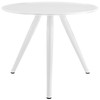 Modway Lippa 36" Round Wood Top Dining Table with Tripod Base EEI-2521-WHI White