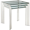 Modway Nimble Nesting Table Silver EEI-257