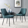 Modway EEI-3809 Viscount Upholstered Fabric Dining Chairs - Set of 2