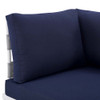 Modway EEI-4540 Harmony Sunbrella® Outdoor Patio Aluminum Corner Chair