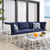 Modway EEI-4967 Harmony Sunbrella® Outdoor Patio Aluminum Sofa