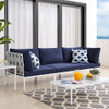 Modway EEI-4968 Harmony Sunbrella® Outdoor Patio Aluminum Sofa