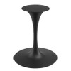 Modway EEI-4877-BLK-BLK Lippa 47" Artificial Marble Dining Table