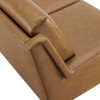 Modway EEI-4629-BLK-TAN Chesapeake Vegan Leather Sofa