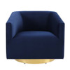 Modway EEI-4626 Twist Accent Lounge Performance Velvet Swivel Chair