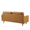 Modway EEI-4633-TAN Valour Leather Sofa