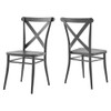 Modway EEI-4760 Gear Metal Dining Chairs - Set of 2